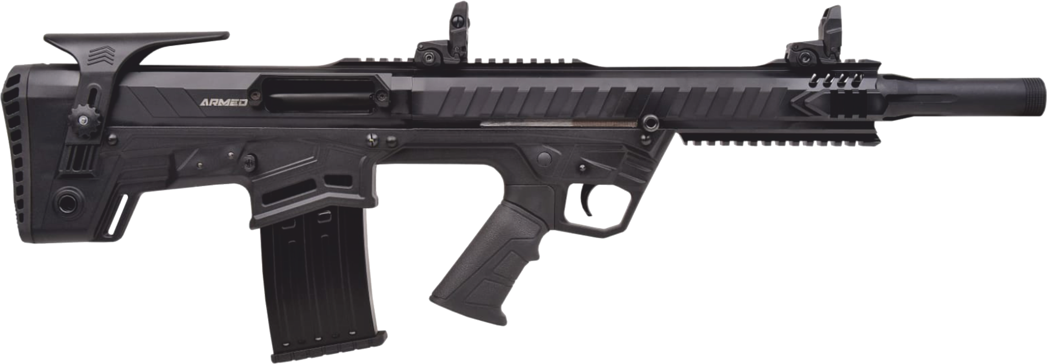 Armed VECTOR 1 shotgun